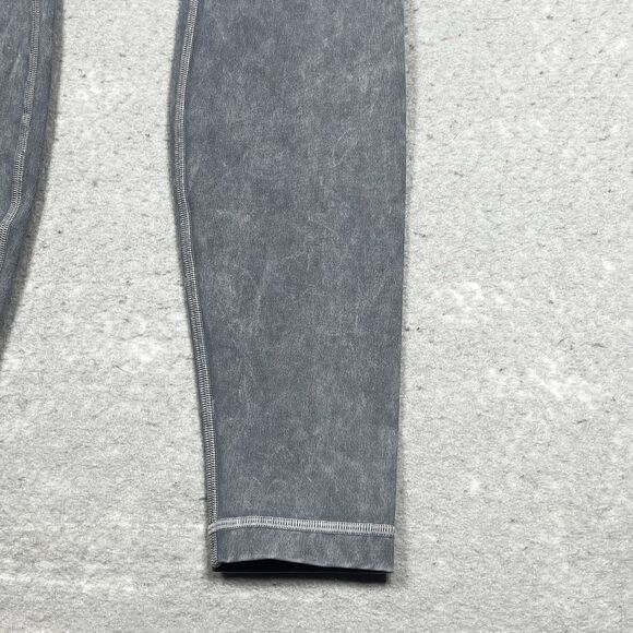 Lululemon Wunder Under Leggings Womens 4 Gray  Inseam 28 in Athleisure W5BY1S - Picture 4 of 11